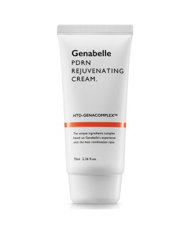 Genabelle PDRN Rejuvenating Cream - Non-Greasy Lightweight Moisturizer with PDRN  CICA  Hyaluronic Acid  Helps Nourish  Hydrate  & Soothe Skin  2.36 fl.oz