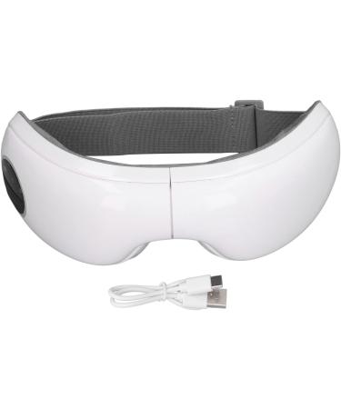 Focket Eye Massage Device - Rechargeable Heated Eye Massager with 5 Vibration Modes for Migraine Relief & Eye Care | Portable Folding Design & Music - Buy Online on GoSupps.com