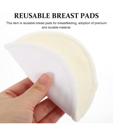 Toddmomy Reusable Breastfeeding Nursing Pads - 10 Washable Pads for Moms | Eco-Friendly Fiber Breast Pads | Perfect for Maternity & Baby Care - Buy Online on GoSupps.com