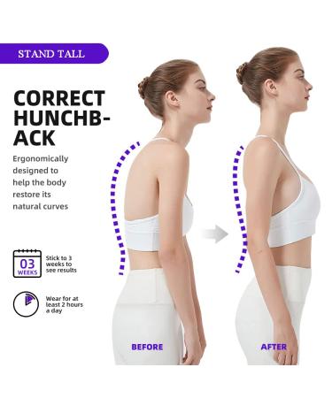 ZSZBACE Posture Corrector for Men & Women Upgraded Upper Back Brace for Hunchback Relief Neck & Shoulder Pain Sizes L/XL X-Large - Buy Online on GoSupps.com
