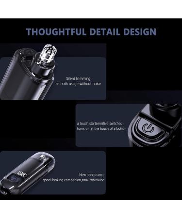 Nose Hair Trimmer Nose Hair Trimmer for Women Wireless Device with Digital Display Waterproof Trimmer Set Face Care for Men Women Eyebrow Removal Black - Buy Online on GoSupps.com