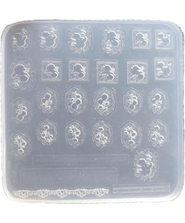 MCAORI 3D Nail Art Mold with Variety of Patterns Template Carving Sticker Stencil Tools Moulds for Nail Enthusiasts and Salons - Buy Online on GoSupps.com