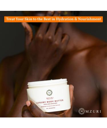 MZURI Body Butter Trio Set Shea with Jasmine Island Vanilla & Avocado Blends Organic Deep Hydration Body Creams for Dry & Sensitive Skin Natural Skincare Luxury Spa Gift Set (3 x 8 oz) - Buy Online on GoSupps.com