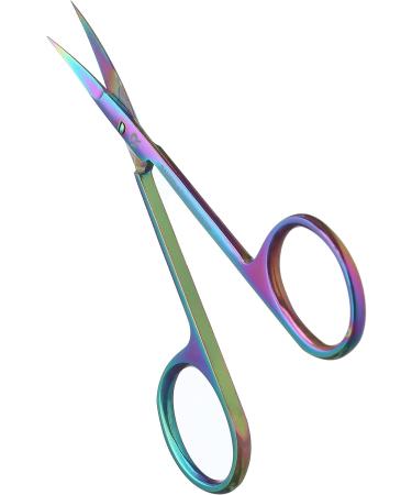 Cuticle Nail Scissors Multi Purpose Small Manicure Scissors Pedicure Finger & Toe Nail Cuticle Scissors Professional Thin toenail Scissors Eyebrow Scissors for Men and Women (Multi Colour) - Buy Online on GoSupps.com