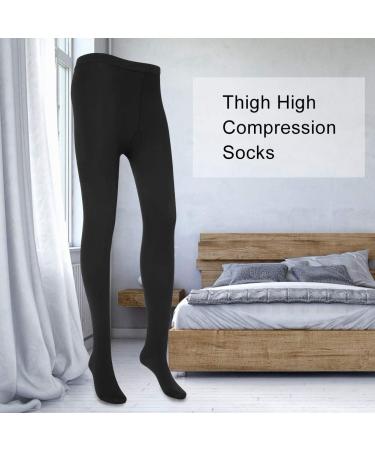 Buy XXL Black Pantyhose Siamese Socks - Compression Stockings for Varicose Veins & DVT Prevention for Men & Women - Buy Online on GoSupps.com