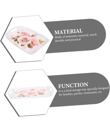 Alipis Serving Home European Household Accessory Supply Multi-Function Dessert Convenient Coffee Tea Style 45.7X31.4X2.8CM Pink - Buy Online on GoSupps.com
