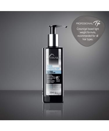 Truss Hair Protector: Leave-in Lightweight Gel/Cream with UV & Thermal Heat Protectant - Detangling, Softness, & Shine for Hair from Styling Tools - Buy Online on GoSupps.com