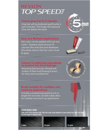 Revlon Top Speed Hair Color Woman Natural Black 70 - Buy Online on GoSupps.com