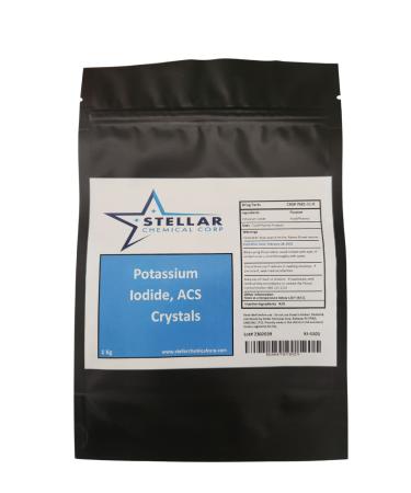 Potassium Iodide USP  Stellar Chemical Corp  1 KG (1000 Grams)