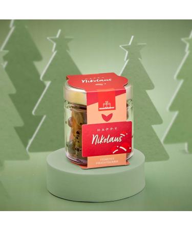  naschlabor 8 x Round Glass Jars - Christmas Gift - Gelatin Teddy Bear as a Chocolate Substitute - Christmas Gift - Large Packaging - Buy Online on GoSupps.com