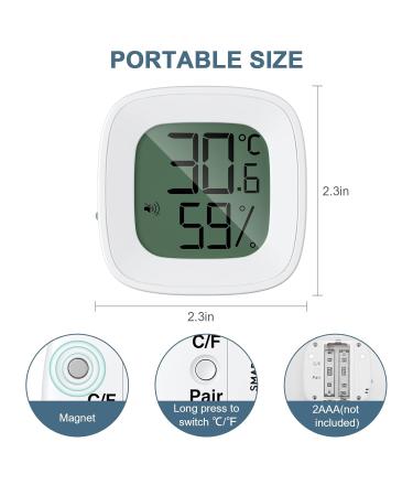 Ankilo Wireless Thermometer Hygrometer - New Bluetooth Upgrade for Accurate Indoor Climate Monitoring - Buy Online on GoSupps.com