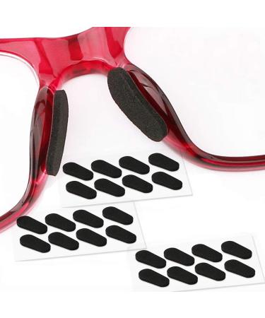 Soft Foam Nose Pads Self Adhesive Non-Slip Eyeglass Nose Pads, Thin Nosepads for Eyeglasses Sunglasses Glasses,12Pairs,1.5MM Black 1.5mm/Black Color - Buy Online on GoSupps.com