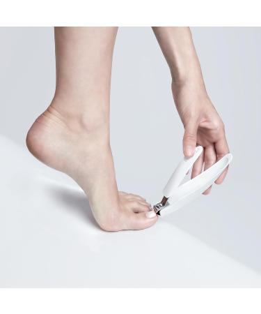 ZWILLING Extra Large Toenail Clippers with Nail Catcher - Premium White Perfect Grip & Straight Cutting Edge for Effortless Grooming - Buy Online on GoSupps.com