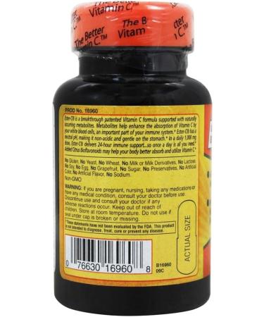 Ester-C 500 mg with Citrus Bioflavonoids Capsules - Buy Online on GoSupps.com