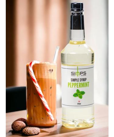 Simps Modern Beverage Peppermint Syrup Coffee Syrup 946 mL - Buy Online on GoSupps.com
