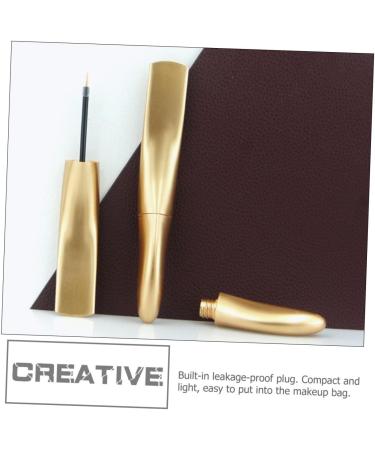 WOONEKY 18 Pcs Eyeliner Empty Tube Empty Eyeliner Tube Mascara Tubes Lash Liquid Tube Gloss Wands Golden Abs - Buy Online on GoSupps.com