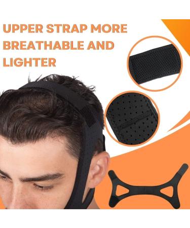 Crethinkaty Anti Snore Chin Strap - Flexible Breathable Sleep Aid Solution for Men and Women - Buy Online on GoSupps.com