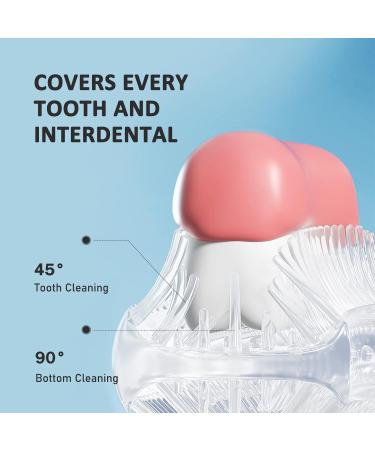 Kids U Shaped Electric Toothbrush - Cartoon Sonic 4 Brush Heads 6 Modes 360-Degree Cleaning IPX7 Waterproof (Ages 8-15 - Buy Online on GoSupps.com