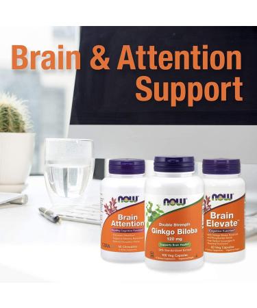 Now Foods Ginkgo Biloba 60 mg - 240 Veg Capsules | Boost Memory & Focus - Buy Online on GoSupps.com