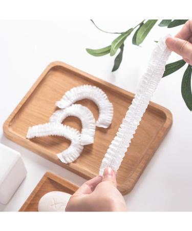 SmartUlife 200PCS Disposable Shower Caps - Waterproof Clear Shower Caps for Home, Travel, Women's Spa, Hotel, and Hair Salon - Buy Online on GoSupps.com
