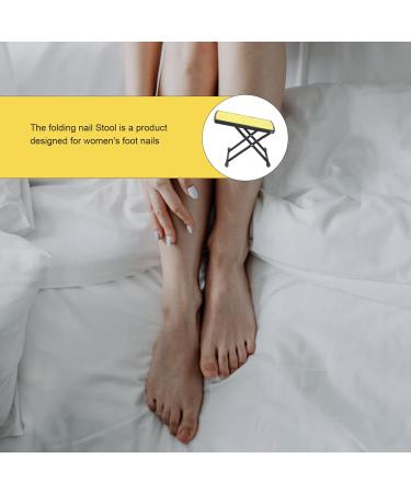 Minkissy Adjustable Nail Pedal Footrest - Metal Shower Support for Pedicure & Manicure | Folding Salon Tool - Buy Online on GoSupps.com