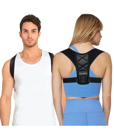 Posture Corrector Women Men Upper Back Brace Support Back Strap Brace for Posture Adjustable Back Straightener Scoliosis Posture Corrector Pain Relief for Neck & Clavicle(Regular) Upgraded