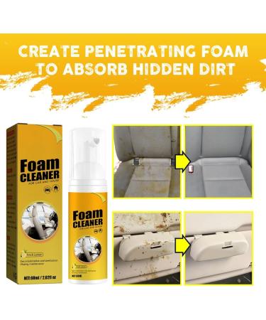 Homebbc Foam Cleaner Multi-Purpose Foam Cleaner Foam Cleaner for Car Car Multi-Purpose Foam Cleaner (60ml+100ml) - Buy Online on GoSupps.com