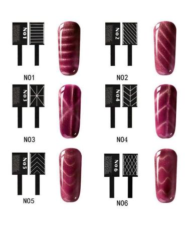 Magnet Gel Cat Eye Polish Set - 9Pcs 3D Magnetic LED UV Gel Manicure Tools for Stunning Nail Art - Buy Online on GoSupps.com
