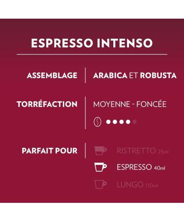 LAVAZZA - Strong Intenso Espresso Coffee - A Modo Mio Capsule Coffee - Arabica and Robusta - 16 Lavazza A Modo Mio Compatible Capsules - Buy Online on GoSupps.com