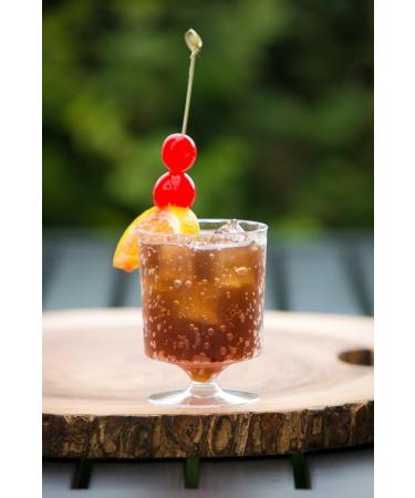 Party Essentials Plastic 5 oz Wine Glasses - 10-Count Clear Stemware - Buy Online on GoSupps.com