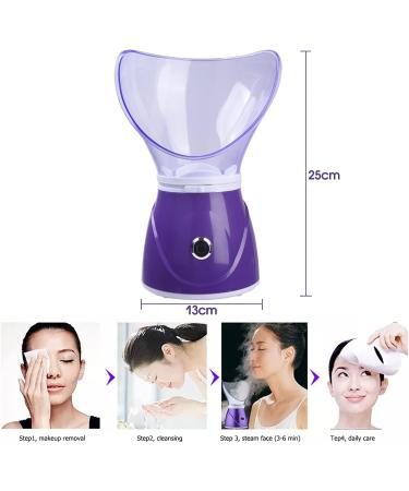 Hoapin Facial Steamer Vaporizer Facial Spa Sauna Vapozone Facial Vaporizer for Cosmetic Face Care Opens Pores and Moisturizes Beneficial Steam - Buy Online on GoSupps.com