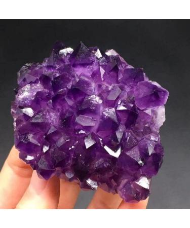 Amethyst Stone Natural Uruguay Amethyst Cluster PointSpecimen Decoration 145g ningxiao - Buy Online on GoSupps.com