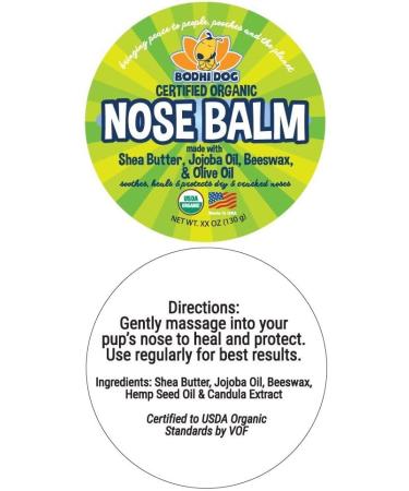 Organic Nose Balm for Dogs & Cats - Soothing & Healing for Dry Cracking Skin | 2 oz - Buy Online on GoSupps.com