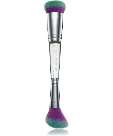 Spectrum Collections Brush Club Double Ended Face Make Up Brush Spectrum Dual Makeup Brush for Contour Blush or Buffing with Hypoallergenic Bristles Green Purple Duo Makeup Brush - Buy Online on GoSupps.com