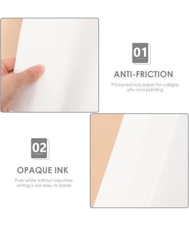 Operitacx 100pcs Calligraphy Painting Rice Paper Xuan Paper Half Ocean Patches Calligraphy Paper China - Buy Online on GoSupps.com