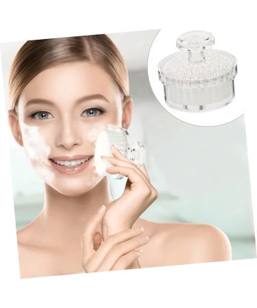 Angoily Cleansing Brush Face Scrub Brush Exfoliating Body Scrub Silicone Facial Brush Manual Brush Face Cleaning Brush Cleaning Electric Scrub Brush Deep Pore Daily Pores Pp White Crystal - Buy Online on GoSupps.com