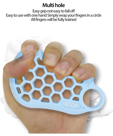 Hand Grip Toy Silicone Finger Exerciser Improve Finger Dexterity Flexible Hand Grip Strengthener Finger Strength Trainer for Recovery - Buy Online on GoSupps.com