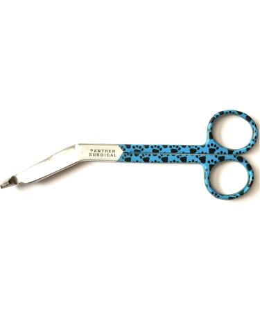Stainless Steel Bandage Scissors 14 cm - Multi-Coloured Footprint Pattern for First Aid - Durable & Stylish - Buy Online on GoSupps.com