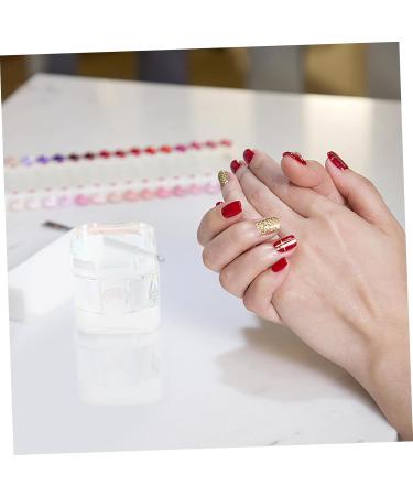 DRESSOOS Nail Art Brush Cup Glass Nail Cup Manicure Art Dish Dappen Dish Bowl Liquid Powder Container Glass Dappen Cup Nail Polish Remover Dish Thicken Crystal Glass Manicure Tools 5.70X5.40X5.40CM As Shown - Buy Online on GoSupps.com