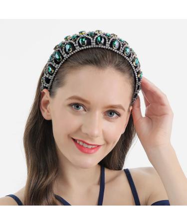 Beaupretty Vintage Baroque Strass Wide Headband - Elegant Crystal Hair Accessory for Brides & Girls - Perfect for Weddings & Pageants - Buy Online on GoSupps.com