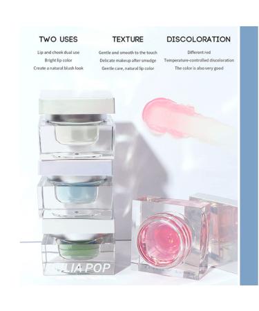 Magic Color Changing Cream for Cheek & Lip - Moisturizing Blush & Lip Gloss - Multi Use Cream Liquid Blush Face Lips Cosmetic (Transparent Clear) - Buy Online on GoSupps.com