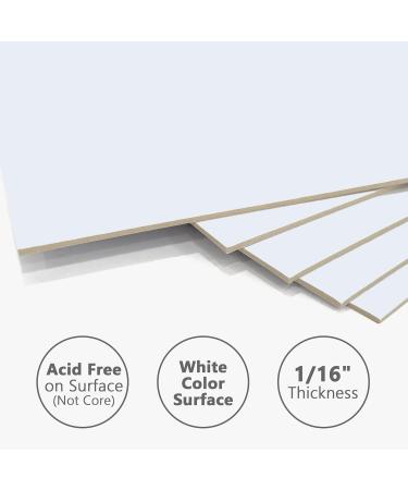 Somime 10 Pack 11x14 Uncut White Mats for Photos, Prints & Art - Acid Free Backing Boards for Frames - 10 Pack - Buy Online on GoSupps.com