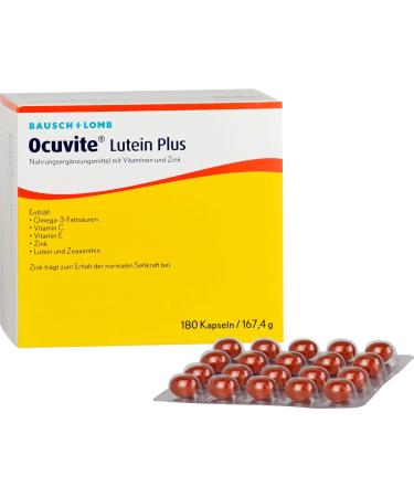 Ocuvite Lutein Plus Capsules - Premium Eye Health Supplement for Enhanced Vision | Fast International Shipping - Buy Online on GoSupps.com