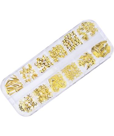 FRCOLOR Tiger Ears Headband Boxes Nail Decorations for Nail Art Nail Art Decoration Manicure Nail Gold Decorations Nail Art Ornaments DIY Nail 3D Hollow Out Manicure Decoration - Buy Online on GoSupps.com