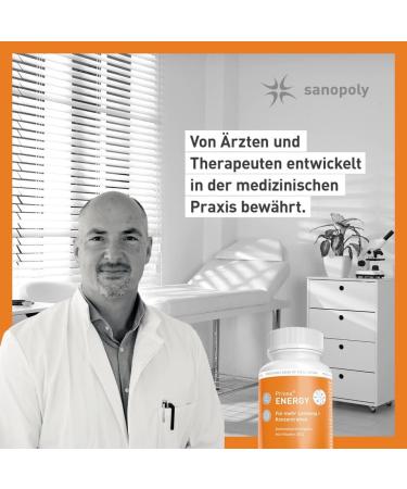 Sanopoly Priosa Energy 150 Vegan Capsules | Supports Muscle Function | 16 Protein-Forming Amino Acids | Expert Transported Recipe - Buy Internationally! - Buy Online on GoSupps.com