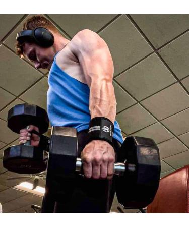 Professional Wrist Wraps for Weightlifting - 18 Pair with Strong Thumb Loop for Support in Strength Training, Bodybuilding, Powerlifting, and Calisthenics - Black - Buy Online on GoSupps.com