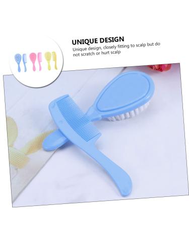 6pc Children's Hair Comb & Brush Set for Scalp Massage & Newborn Care - Buy Online on GoSupps.com