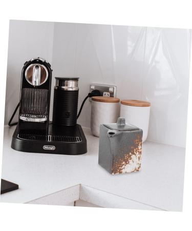 ABOOFAN Ceramic Sauce Vinegar Pot Liquid Dispenser Mini Seasoning Bottles Container with Lid Condiment Japanese Oil Cruet Ceramic Soy Sauce Dispenser Seasoning Bowl Seasoning Canister 9.2X7.5X6CM Black - Buy Online on GoSupps.com