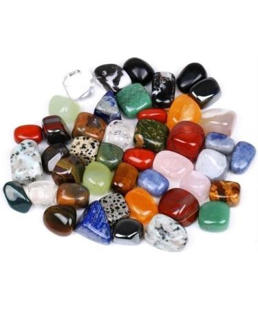 Natural Magic 60g Bulk Assorted Mixed Tumbled Stone Lapis Crystal Urine Obsidian Gemstone Rock Minerals for Reiki Beads Full of Texture - Buy Online on GoSupps.com