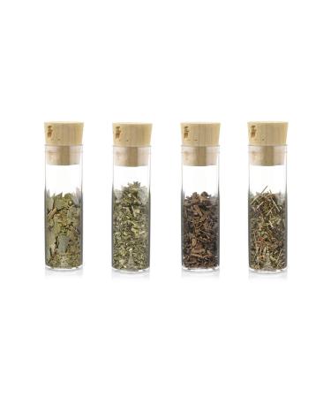 Canadiancat Company |Tast set for cat pillow and cat toys: catnip valerian eucalyptus leaves and gamander herb for filling reclaceable